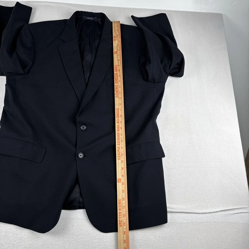 VTG Brooks Brothers Brooksease Blazer Suit Jacket Dark Gray Union Made 50R Wool